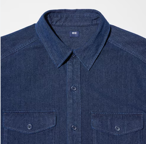 Áo Sơ Mi Vải Denim Dáng Rộng