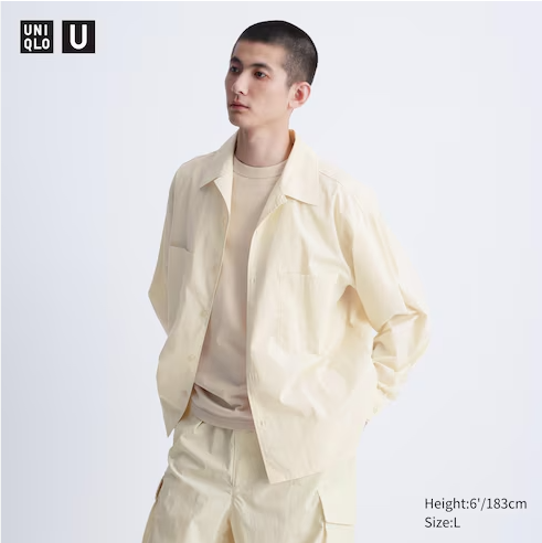 Áo Sơ Mi Cổ Mở Dài Tay